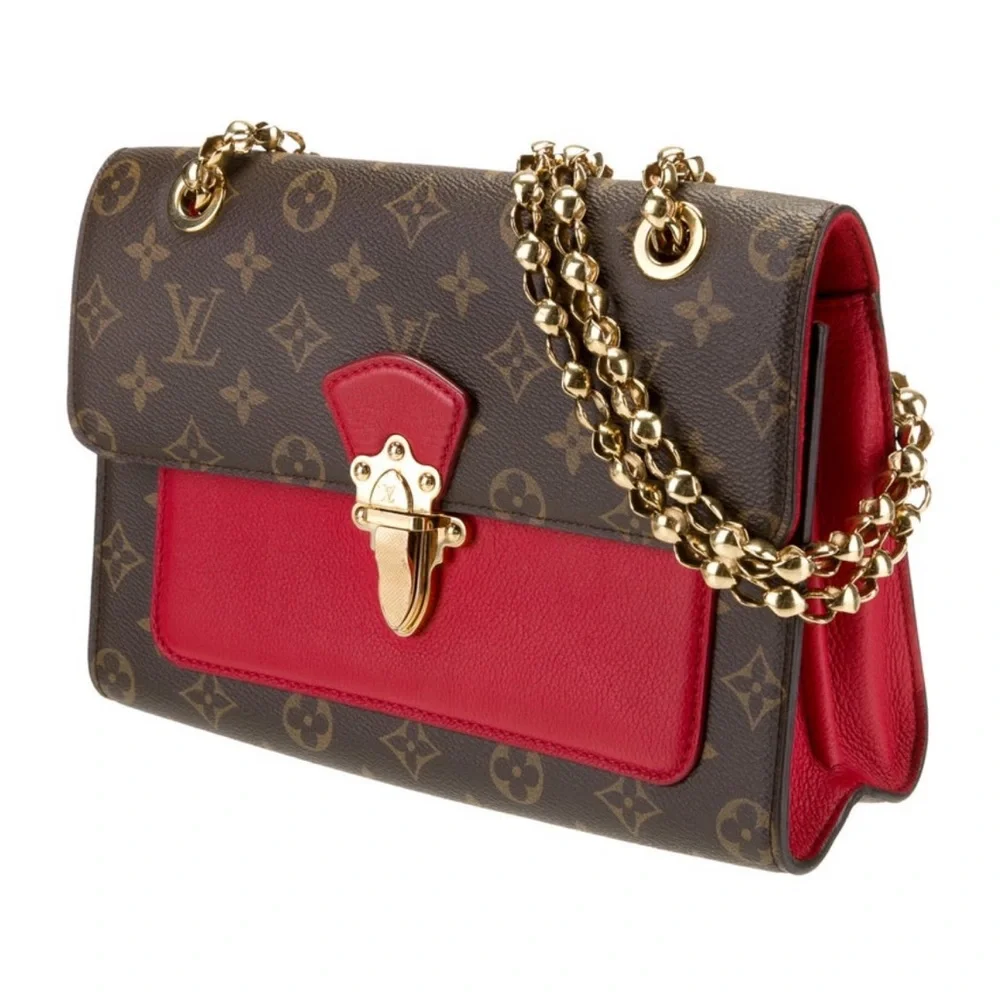 LV LOUIS VUITTON MONOGRAM VICTOIRE EXCELLENT CONDITION TRIPLE AUTHENTICATED
